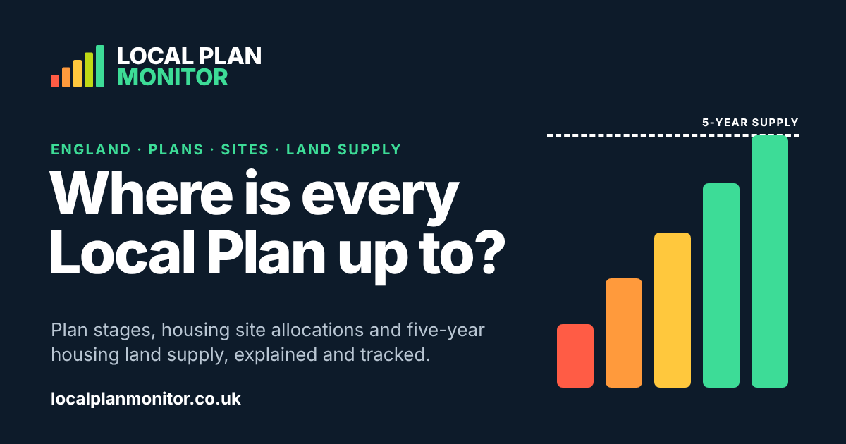 Year Plan Sample Five-year housing land supply rankings, lowest first β Local Plan Monitor